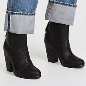 Rag & Bone Black Newbury Boots